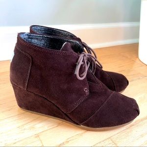 TOMS Suede Booties